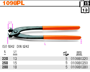 KLEŠTĚ OMÍTACÍ-MODEL 1098PL 220MM