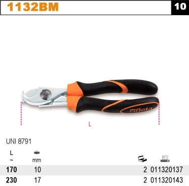 NŮŽKY NA KABELY QUALITY-MODEL 1132BM 230MM