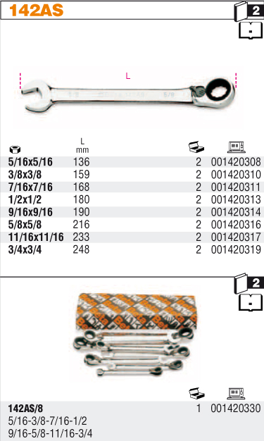 RÁČNOVÝ KLÍČ PALCOVÝ MODEL INCH-MODEL 142AS 1/2''