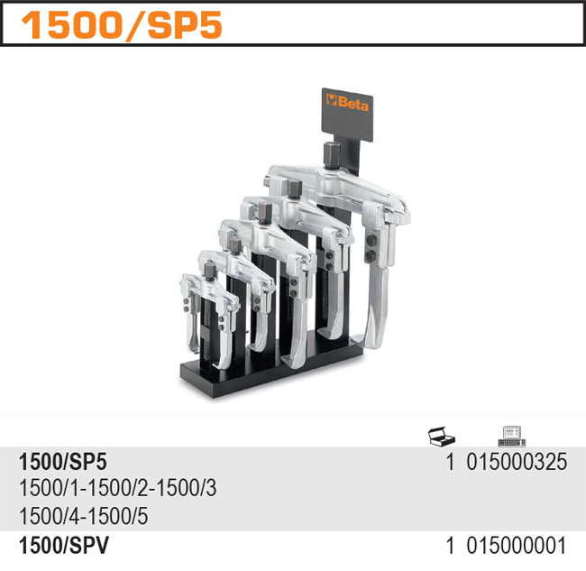 SADA STAHOVÁKŮ DVOURAMENNÝCH-MODEL 1500/SP5 5KS