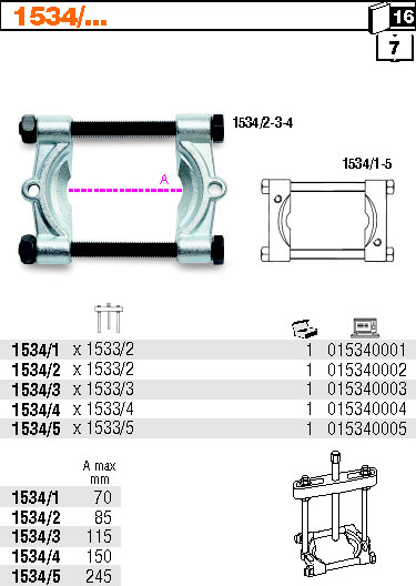 ODDĚLOVAČ PRO STAHOVÁK-MODEL 1534 PRO 1533/2