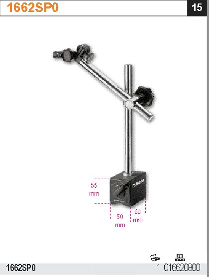 MAGNETICKÁ ZÁKLADNA PRO SENZORY HODINOVÉ-MODEL 1662SP0
