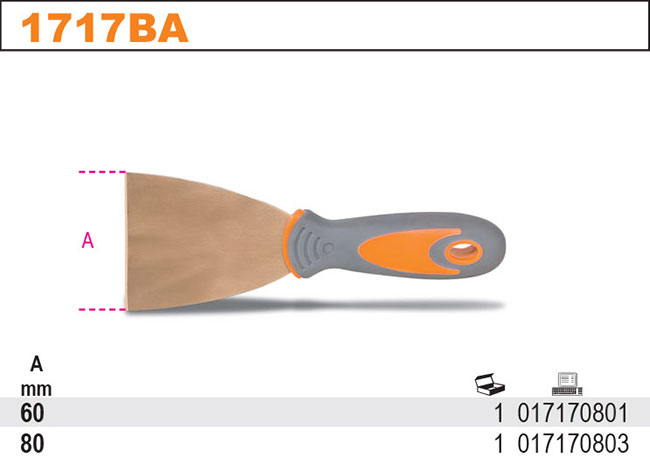 ŠPACHTLE NEJISKŘÍCÍ-MODEL 1717BA 60MM