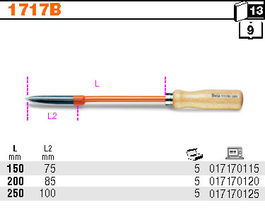 ŠKRABKA S TŘEMA OSTŘÍMI-MODEL 1717B 200MM