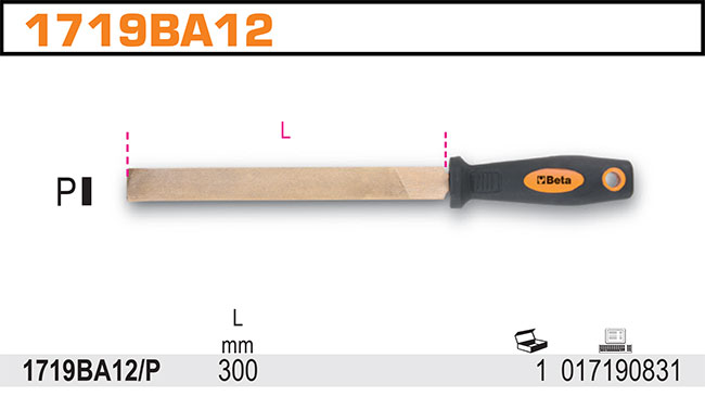 PILNÍK PLOCHÝ  NEJISKŘÍCÍ-MODEL 1719BA12/P