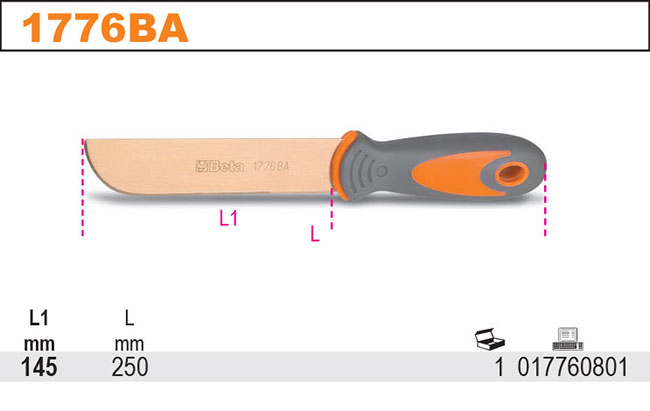 NŮŽ NEJISKŘÍCÍ ZE SLITINY MĚDI A BERYLIA-MODEL 1776BA