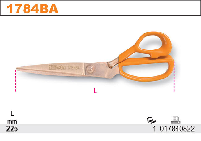 NŮŽKY NEJISKŘÍCÍ-MODEL 1784BA 225MM