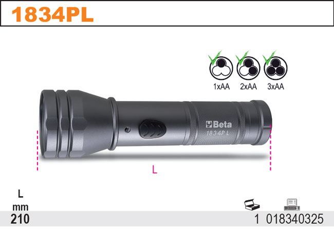 SVÍTILNA LED 500LM 1-2-3XAA