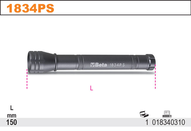 SVÍTILNA LED 300LM 2XAAA
