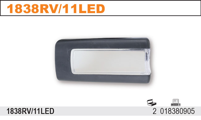 VÝMĚNNÉ SKLO DO LAMPY MODEL 1838/1LED