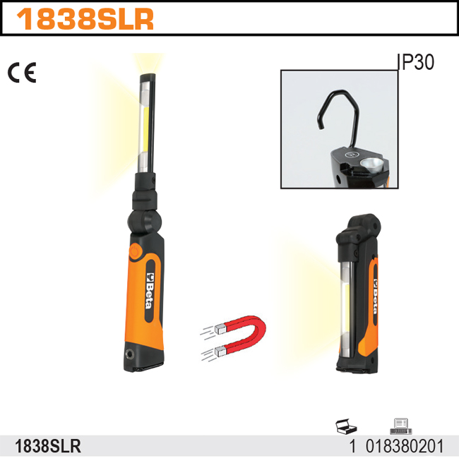 Nabíjecí, kloubová LED inspekční svítilna 1838SLR
