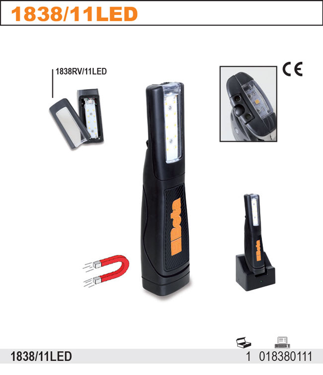 ISPEKČNÍ SVĚTLO LED AKUM. S NAP.230V