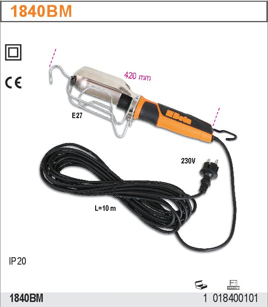 SVÍTILNA INSPEKČNÍ PŘENOSNÁ-MODEL 1840BM 230V IP20