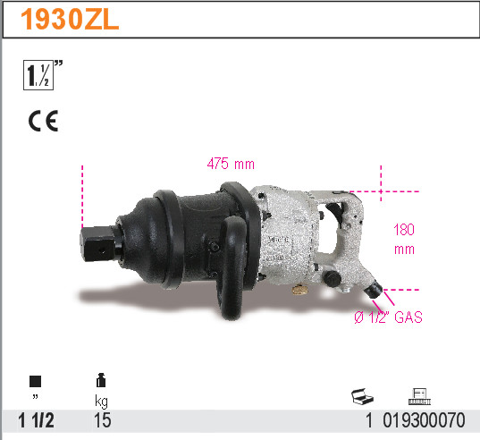 RÁZOVÝ UTAHOVÁK OBOUSMĚRNÝ-MODEL 1930ZL 1.1/2'' 4068 NM''