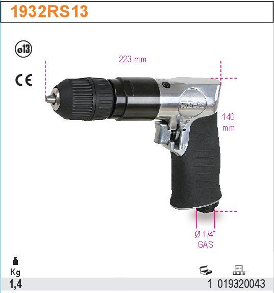 VRTAČKA OBOUSMĚRNÁ-MODEL 1932RS13 13MM