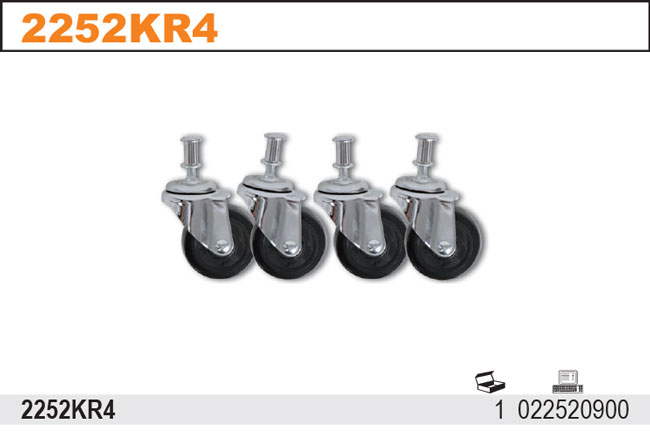 NÁHRADNÍ KOLEČKA DO TABORETU-MODEL 2252KR4 , 4KS
