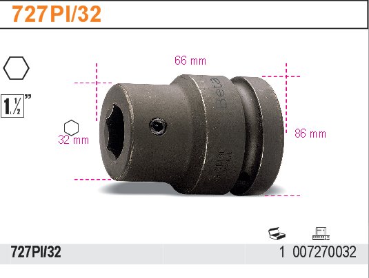 RÁZOVÝ DRŽÁK BITŮ-MODEL 727PI/32