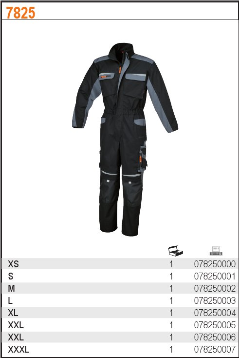 KOMBINÉZA PRACOVNÍ PLÁTNO T/C VSTAVKY Z CORDURY A REFLEX 280GR ČERNO ŠEDÁ-MODEL 7825 ROZMĚR XXXL