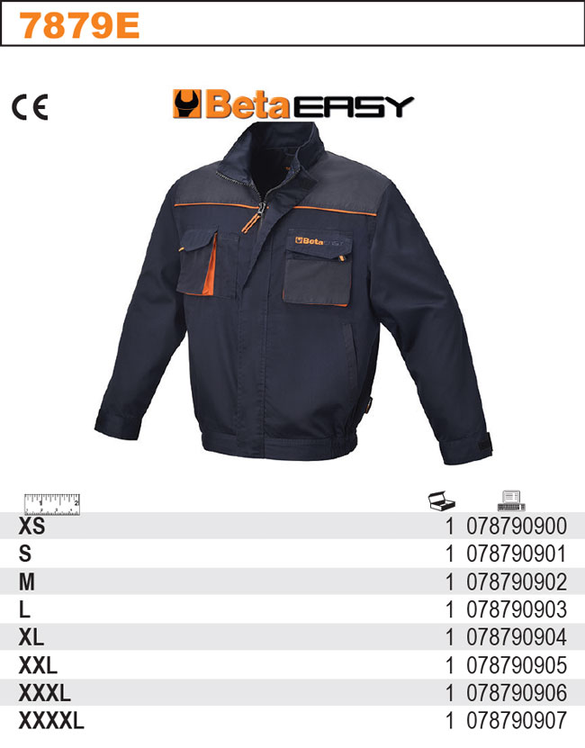 7879E /XL-PRACOVNÍ BLŮZA KEPR