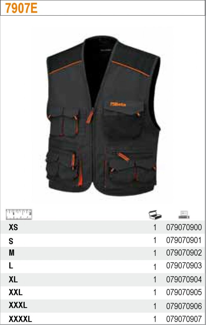 VESTA PRACOVNÍ EASY PLÁTNO T/C VSTAVKY OXFORD 260GR ŠEDÁ-MODEL 7907E ROZMĚR  S
