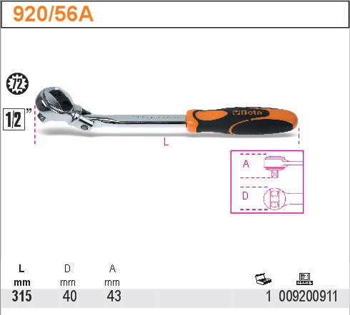 RÁČNA S MECHANICKOU ZÁPADKOU-MODEL 920/56A