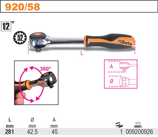 RÁČNA 920 /58-1/2''