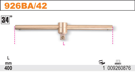 VRATIDLO 3/4'' S POSUVNÝM ZABÍRÁKEM NEJISKŘÍCÍ-MODEL 926BA/42''