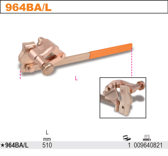 KLÍČ NA ZÁTKY NEJISKŘÍCÍ-MODEL 964BA/L 510MM