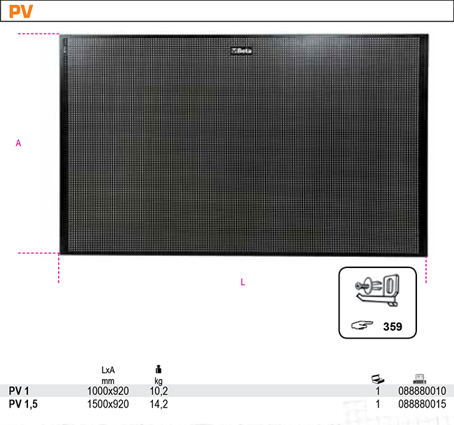PV 1,5-PERFOROVANÝ PANEL