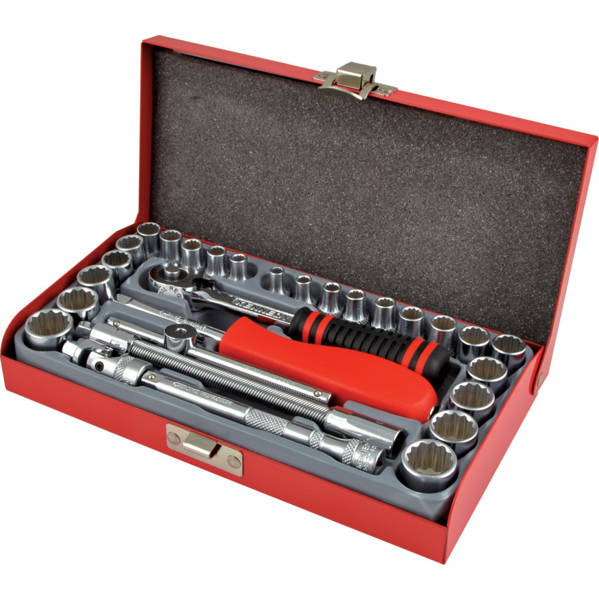 Sada hlavic TS29MA 1/4" - metrický - 29.dílná sada KEN5824895K