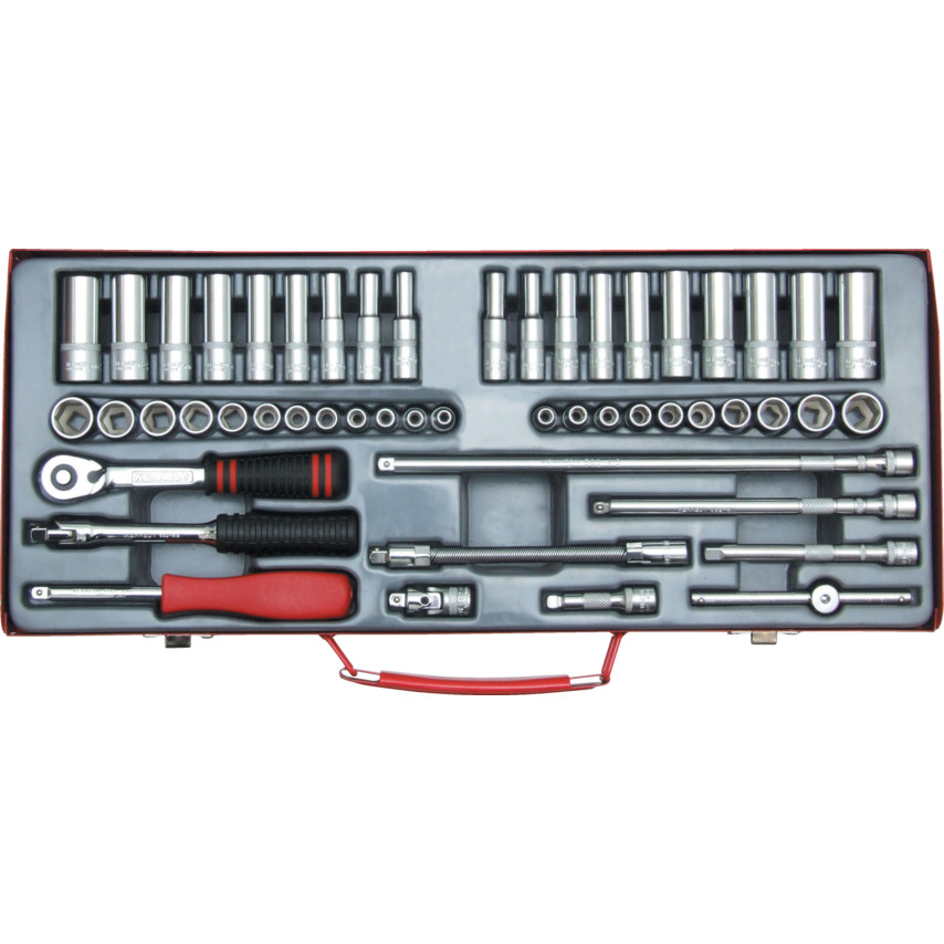 Sada hlavic TSD82MA 1/4" - metrický,palcový - 51.dílná sada KEN5824902K