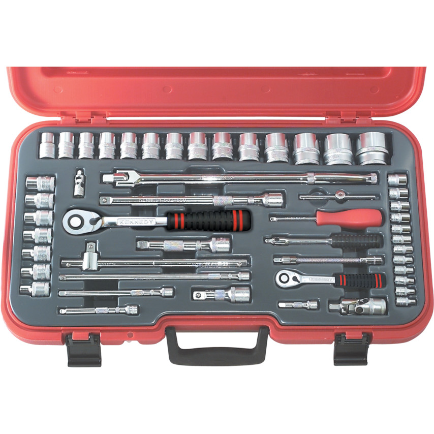 Sada hlavic MT50M 1/4-1/2" - metrický 4-36mm - 50.dílná sada KEN5824899K
