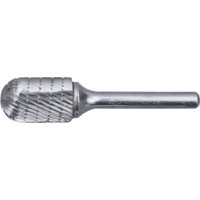 Frézy obrysové karbidové - 6X12 mm - válcová s kulovou špičkou