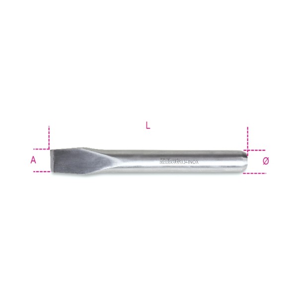 PLOCHÝ SEKÁČ Z NEREZOVÉ OCELI 34INOX/200, 20MM