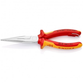 KNIPEX 2616200T  Půlkulaté kleště s břitem a s pojistným okem VDE 1000