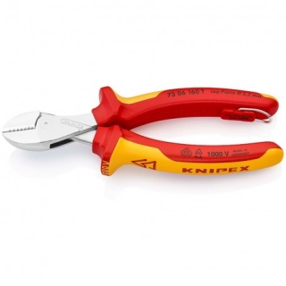 KNIPEX 7306160T Kompaktní kleště na štípání drátu X-Cut s pojistným okem VDE 1000