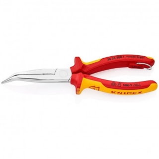 KNIPEX 2626200T Půlkulaté kleště s břitem a s pojistným okem  VDE 1000