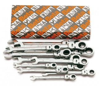 SADA RÁČNOVÝCH KLÍČŮ-MODEL 142SN/S13 13 KS 7-19 MM, V KARTONU