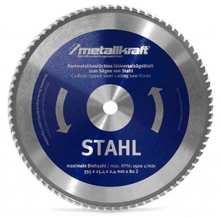 Pilový kotouč na ocel o 355 mm