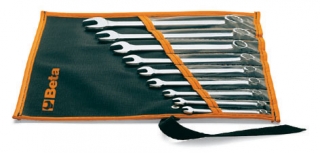 SADA OČKOPLOCHÝCH KLÍČŮ- MODEL 42MP/B9 9KS 6-19 MM,  V POUZDŘE