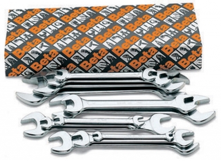 SADA PLOCHÝCH KLÍČŮ OBOUSTRANNÝCH-MODEL 55/S12 12 KS 6-32MM, V KARTONU
