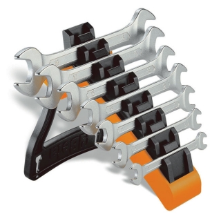 SADA PLOCHÝCH KLÍČŮ OBOUSTRANNÝCH-MODEL 55/SP7 7 KS 6-19MM, V UCHYTU