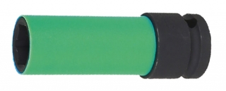 NÁSADA PŘÍKLEPOVÁ ŠESTIHRANÁ S NÁVLEKEM Z POLYMERU - 1/2'', MODEL 720LC, 22MM''