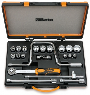 SADA HLAVIC 1/2'' S PŘÍSLUŠENSTVÍM-MODEL 920AS/C15 1/2'' S PŘÍSLUŠENSTVÍM 21KS''