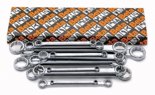 SADA OČKOVÝCH KLÍČŮ OBOUSTRANNÝCH ROVNÝCH-MODEL 95/S13 13 KS 6-32MM, V KARTONU