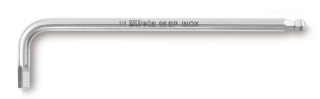 KLÍČ INBUSOVÝ ŠESTIHRANNÝ S KULIČKOU, PALCOVÝ, OCEL INOX AISI 420