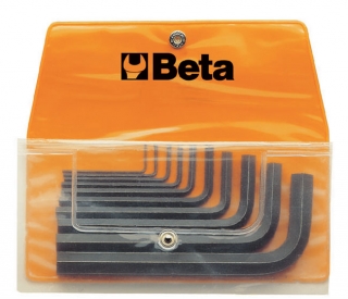 SADA INBUSOVÝCH KLÍČŮ V POUZDŘE-MODEL 96N/B10 10 KS 1,5-12MM, V POUZDŘE