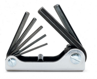 SADA INBUSOVÝCH KLÍČŮ V RUKOJETI-MODEL 96N/G7 7 KS 2,5-10MM, V RUKOJETI