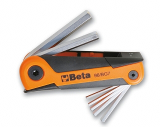 SADA INBUSOVÝCH KLÍČŮ-MODEL 96/BG7 7 KS 2,5-10MM, V RUKOJETI