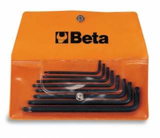 SADA ZÁSTRČNÝCH KLÍČŮ PROFIL TORX -MODEL 97BTX/B8 8 KS T9 - T40, POUZDŘE
